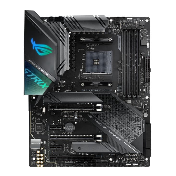 ASUS ROG STRIX X570-F GAMING, AMD X570 ATX, PCIe 4.0, Intel Gigabit Ethernet, dual M.2, USB 3.2 Gen 2